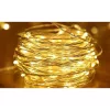 LED karácsonyi díszfüzér 2700K meleg fehér 100LED 3xAA 10m Masterled