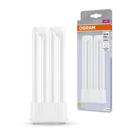   LED fénycső, egyoldalas, 2G10, 20W = 36W, 2500lm, 4000K, semleges, 130°, DULUX LED F EM és AC, Osram