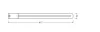 LED fénycső, egyoldalas, 2G11, 18W = 36W, 2300lm, 4000K, semleges fényerősségű, DULUX LED 140° L HF és AC, Osram