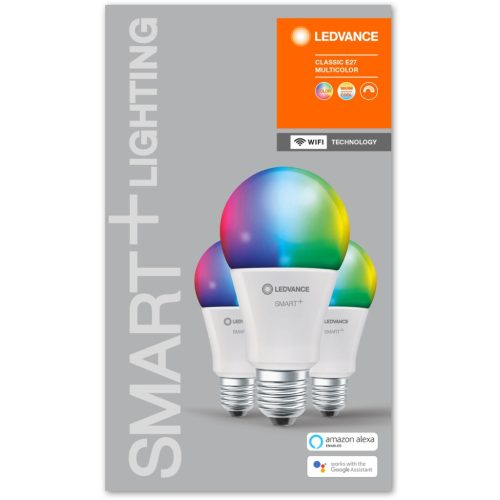 3PAK LED izzó E27 A75 14W = 100W 1521lm CCT RGB SMART+ WiFi szabályozható LEDVANCE