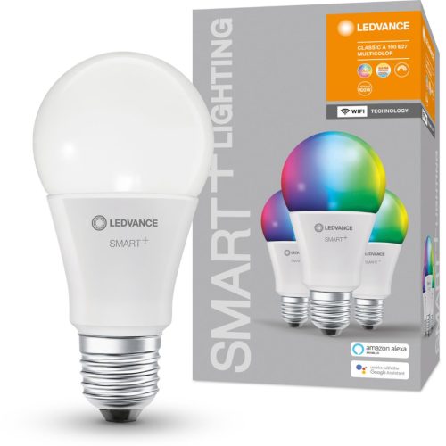 3PAK LED izzó E27 A75 14W = 100W 1521lm CCT RGB SMART+ WiFi szabályozható LEDVANCE