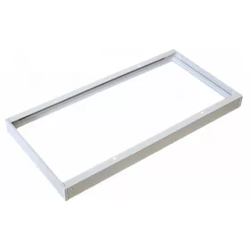   Felületre szerelhető bepattintható keret LED panelekhez 60x30 alumínium 44 mm fehér Ecolight
