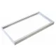 Felületre szerelhető bepattintható keret LED panelekhez 60x30 alumínium 44 mm fehér Ecolight