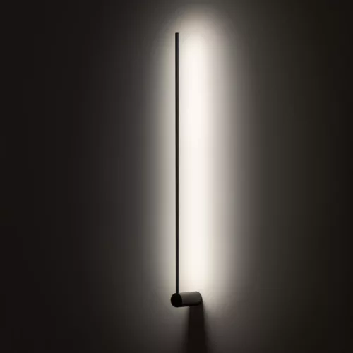Fali lámpa, felületre szerelhető LED lámpa, 14W, 520lm, 3000K, meleg fekete, modern ARM LED L, 10367, Nowodvorski