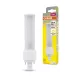 LED fénycső, egyoldalas, G24d-3, 9W = 26W, 990lm, 3000K, meleg, 120°, DULUX LED D EM és AC, Osram