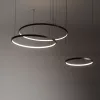 Mennyezeti lámpa, függő x LED 45W 1600lm 3000K Meleg Fekete Modern CIRCOLO LED 10817 Nowodvorski