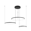 Mennyezeti lámpa, függő x LED 45W 1600lm 3000K Meleg Fekete Modern CIRCOLO LED 10817 Nowodvorski