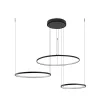Mennyezeti lámpa, függő x LED 45W 1600lm 3000K Meleg Fekete Modern CIRCOLO LED 10817 Nowodvorski