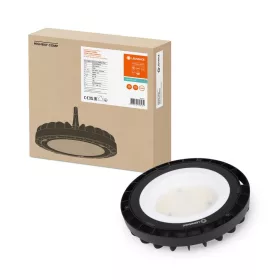   LED ipari lámpatest 133W 16000lm 4000K semleges fekete IP65 IK06 nagy öbölre szerelhető kompakt Ledvance