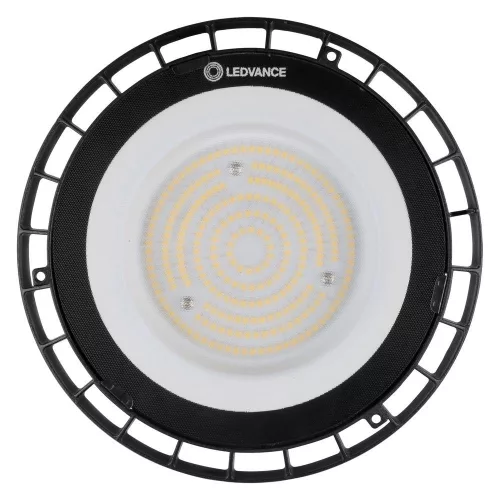 LED ipari lámpatest 133W 16000lm 4000K semleges fekete IP65 IK06 nagy öbölre szerelhető kompakt Ledvance