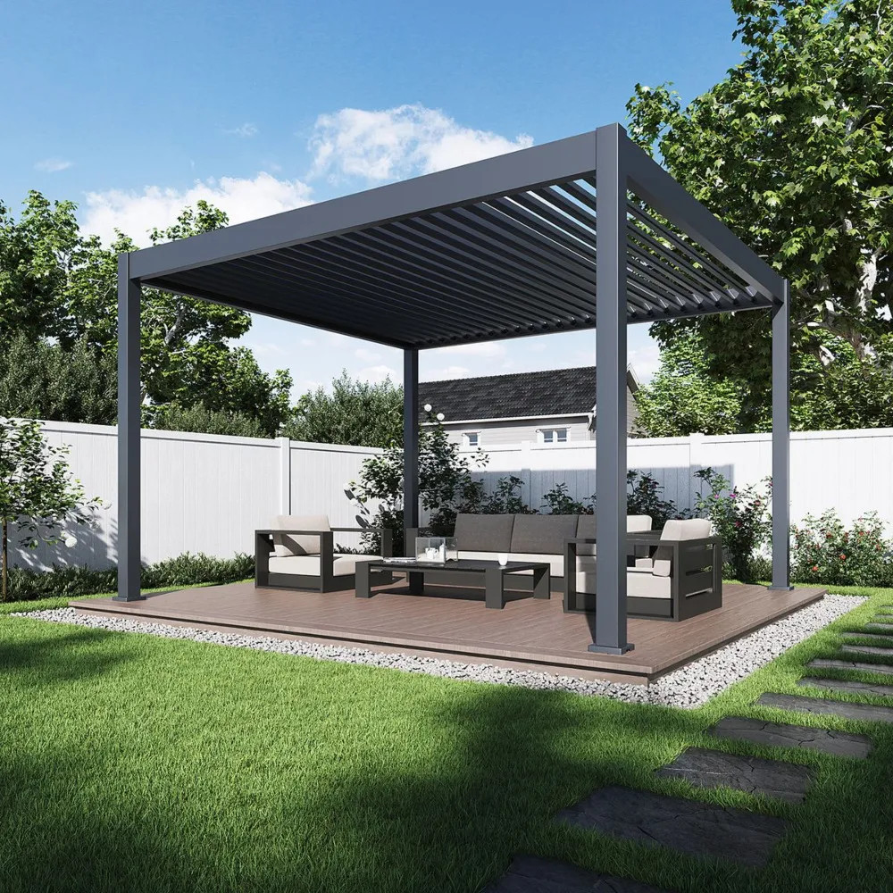 Indul a nyár! Kültéri motoros pergolák: Modern árnyékolás elegánsan