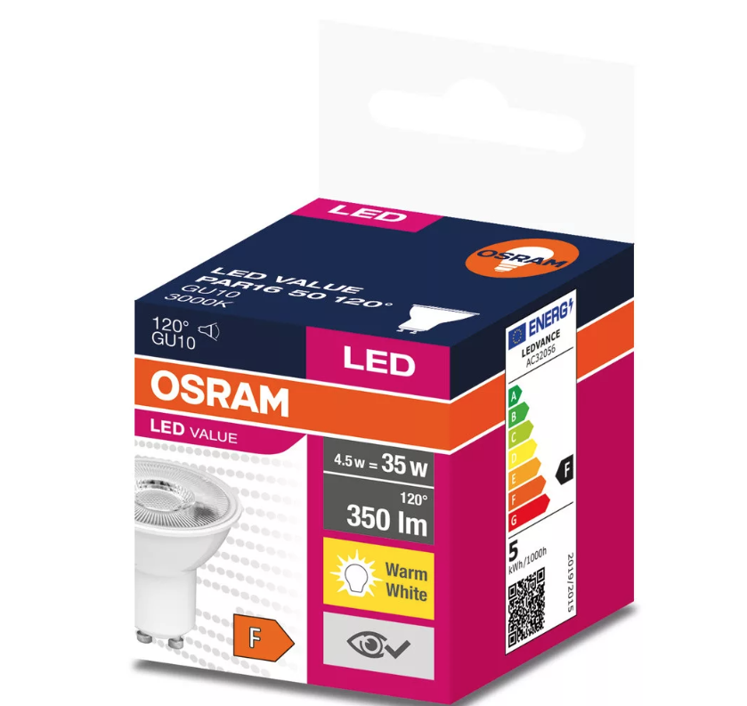 Miért jó választás az OSRAM GU10 LED izzó? Energiahatékony, tartós, otthonbarát