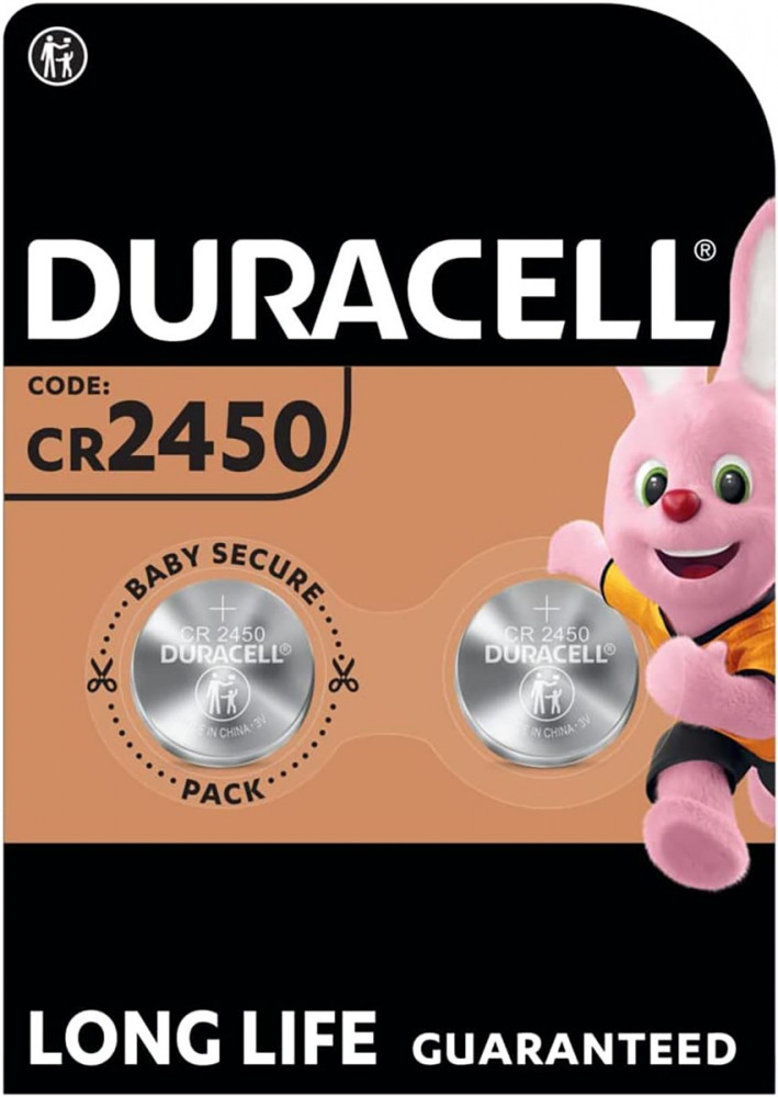 DURACELL speciális akkumulátorok DL2450 CR2450 3V 2db