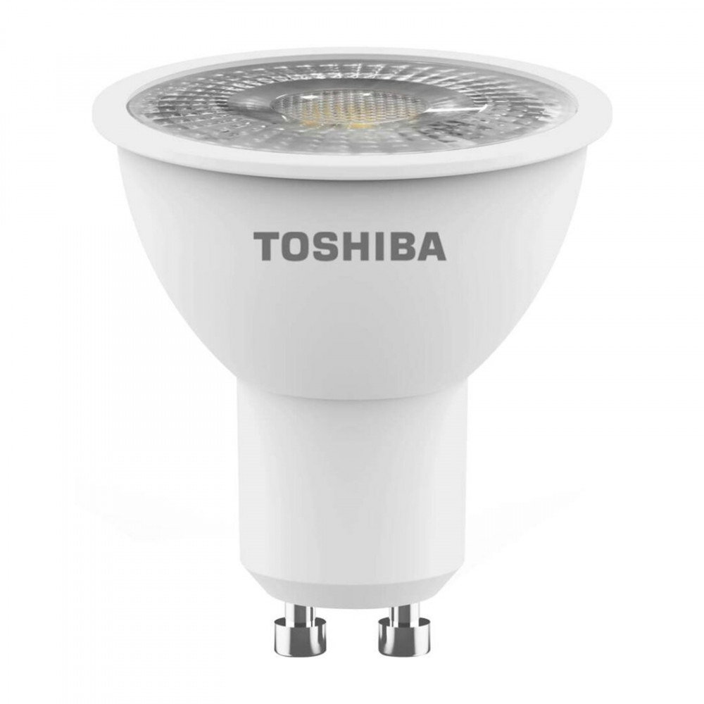 LED halogén izzó GU10 4W = 50W 345lm 6500K hideg TOSHIBA spotlámpa