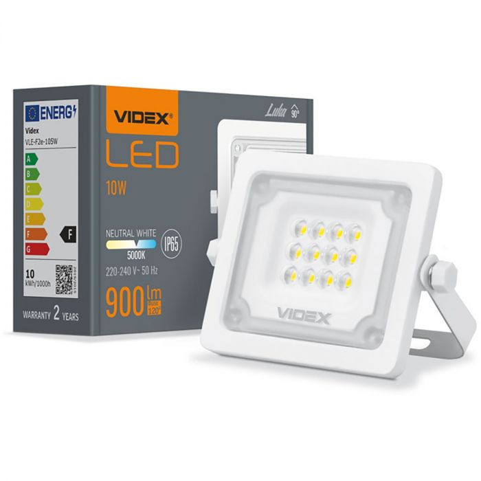 LED reflektor 10W 900lm 5000K IP65 fehér VIDEX LUCA